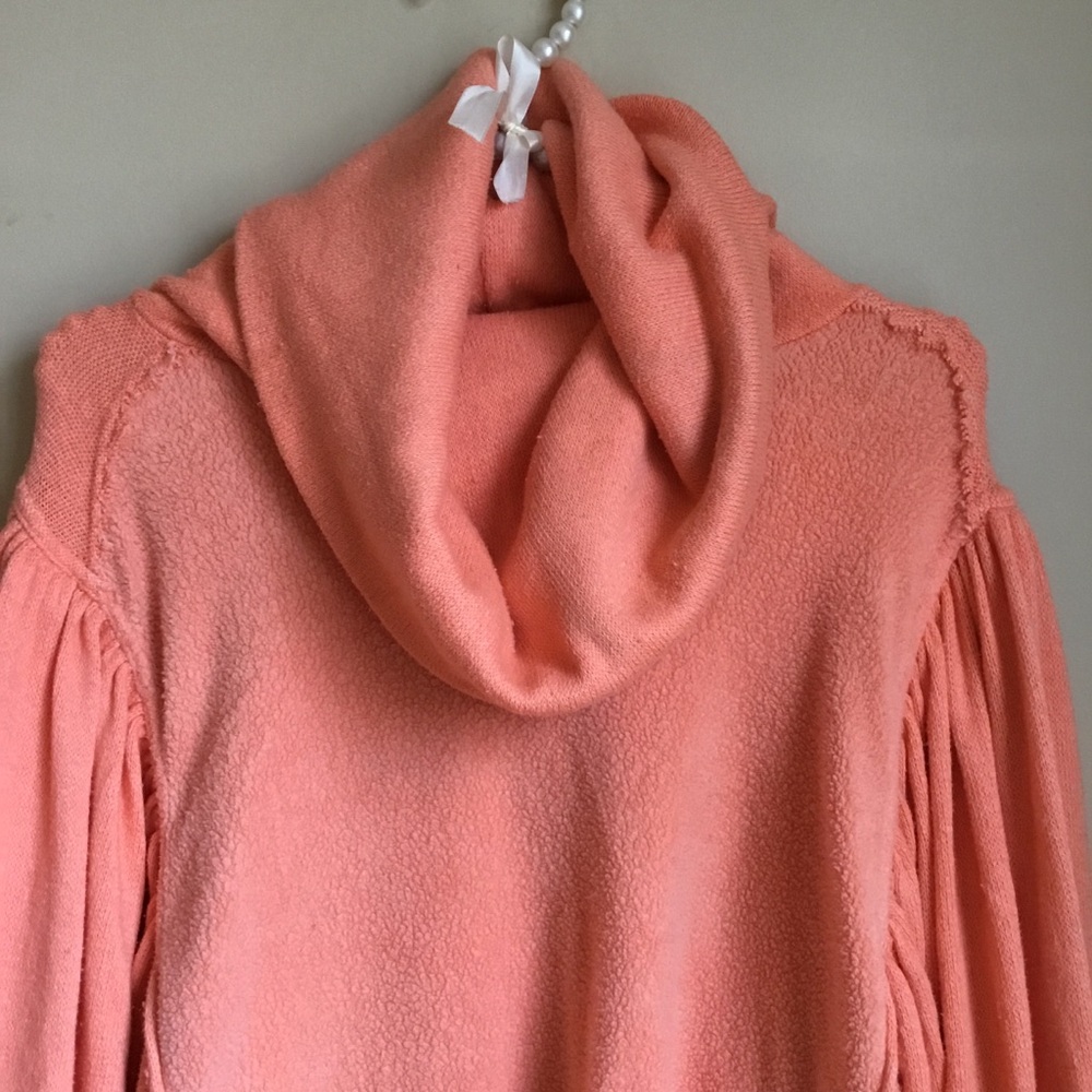 Free People Cloud Control Pullover Cowl Neck Boho Sweater - Picture 2 of 12